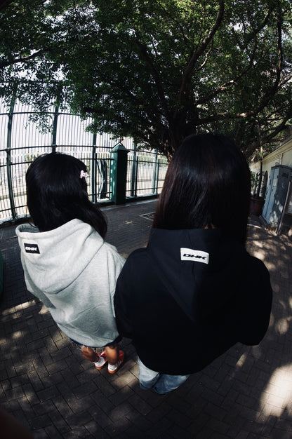 Diskarte Graffiti Hong Kong Street Hoodie - Gray