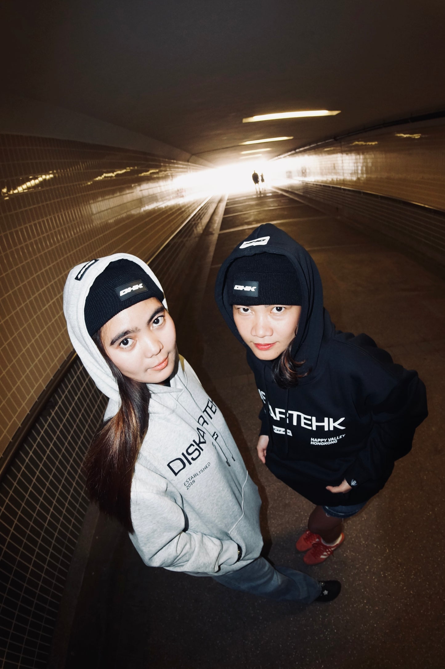 Diskartehk Spell Out Hoodie - Black